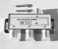 ТВ сплиттер  ( VIDEO SPLITTER)  3 way 5-1000 МГц  CN-7072A /10/200