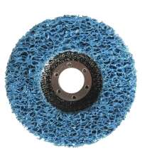 Круг шлифовальный синтетич.фибровый д.125х22мм (синий) 1/200 ХАРД