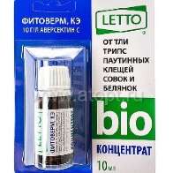 Ср-во Фитоверм концентрат 1% ЛЕТТО 10мл/80 от насекомых-вредителей